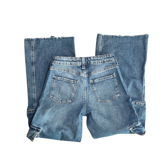 Kids H&M Blue Straight Leg Jeans Classic Style - Picture 6 of 8